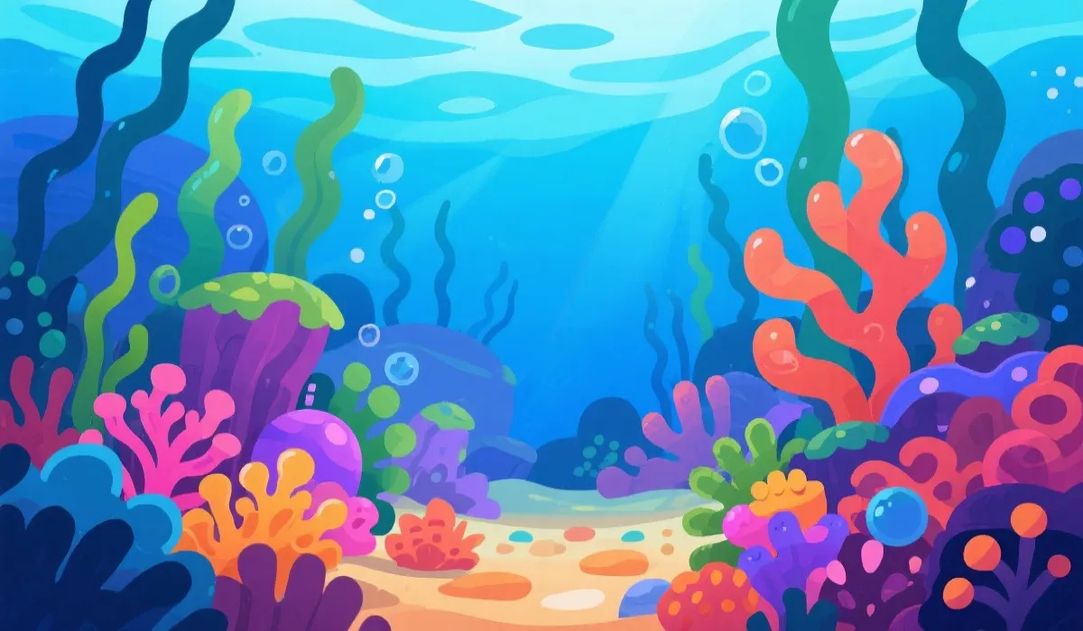 海底世界场景示意